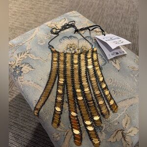 Zara Black and Gold Necklace